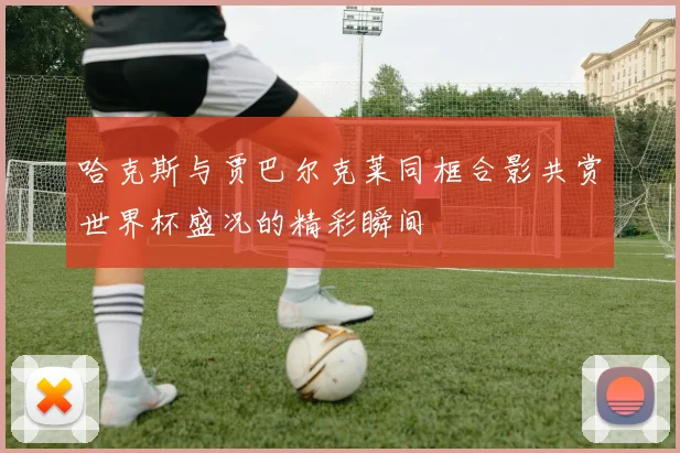 哈克斯与贾巴尔克莱同框合影共赏世界杯盛况的精彩瞬间